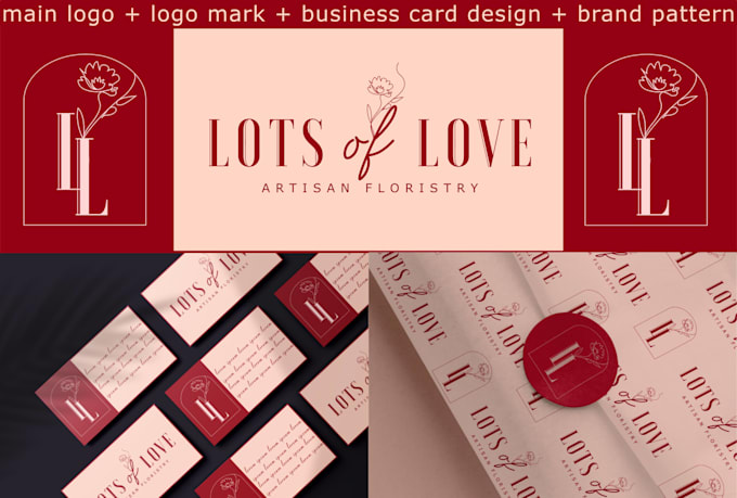 design a unique minimalist logo and other branding assets