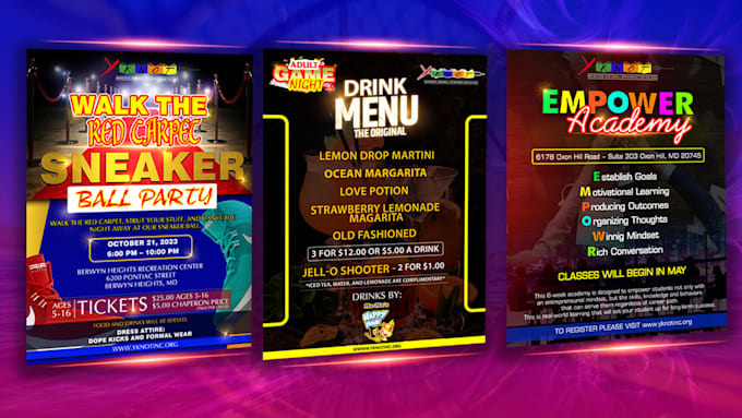 create a marketing flyer or brochure design