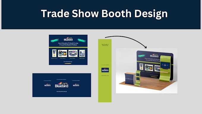 design a trade show booth and canopy tent for your event