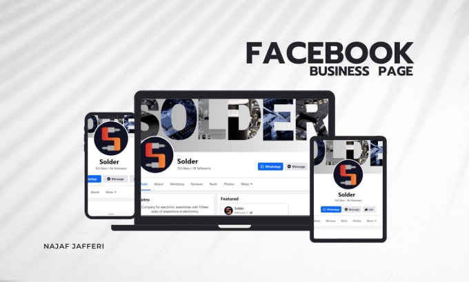 create professional facebook business page