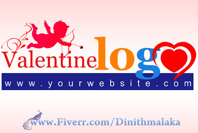 redesign your logo or image for valentines day