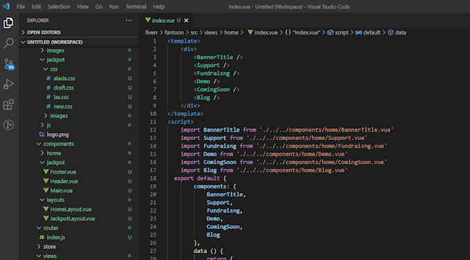 convert your html template to react js