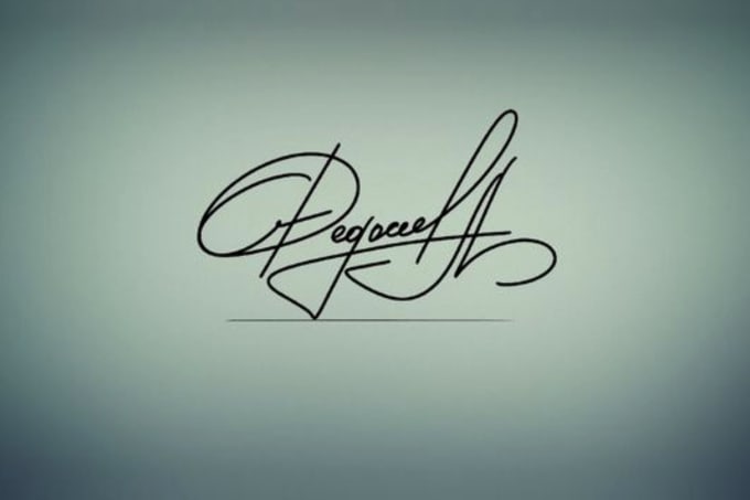 design arthistic signature or autograph