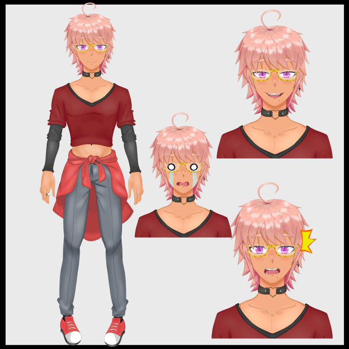 Draw Your Vtuber Model Ready For Rigging Live D By Bestiasempai Fiverr