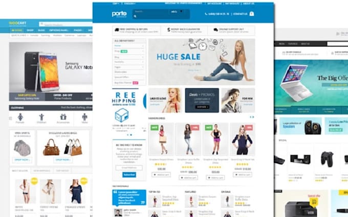 develop woocommerce or shopify fully functional website