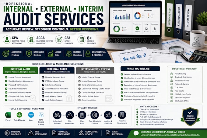 provide professional internal external and interim audit services