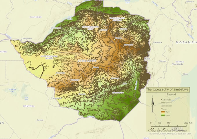 create maps, georeference, digitize and analyze using qgis and arc gis