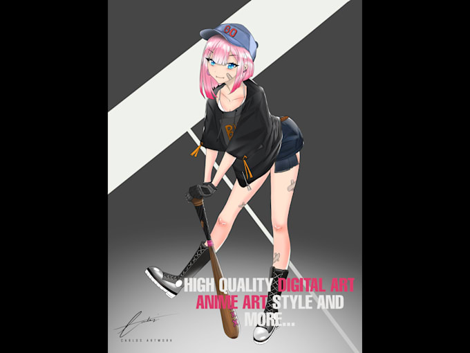 draw anime and manga for you, high quality