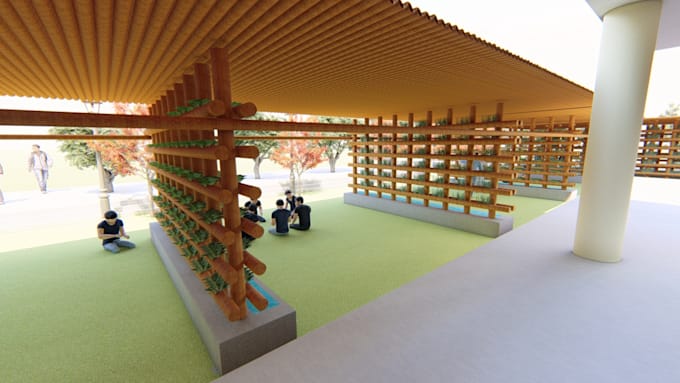 design your landscape and 3d modeling and rendering