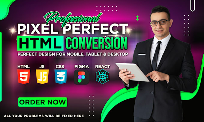 convert figma to HTML