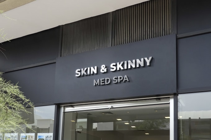 design professional 3d signage with technical details