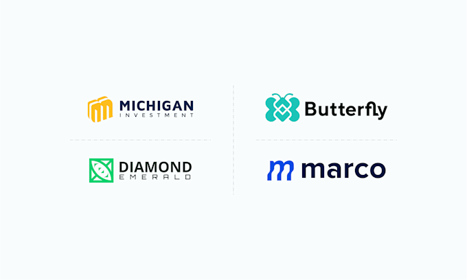 create unique modern elegant custom minimalist logo for your business