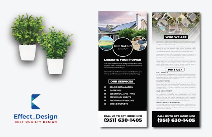 design plumbing door hanger, postcard