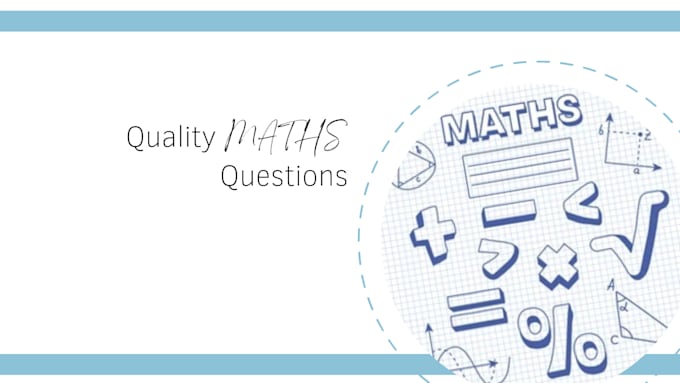 create maths questions, question papers and worksheets