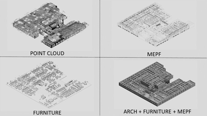convert point cloud to 3d bim model, scan to bim, matterport