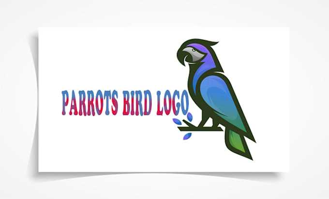 do high quality custom parrots bird logo with fast delivery