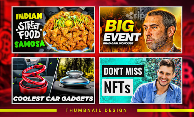 design attractive clickbait amazing youtube thumbnail in 3hr