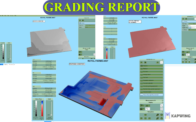 do accurate grading, earthwork takeoff and cost estimate