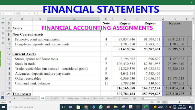 do financial accounting assignments and accounting task