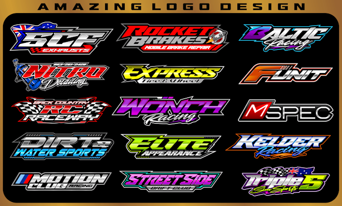 create amazing design logo 3d business