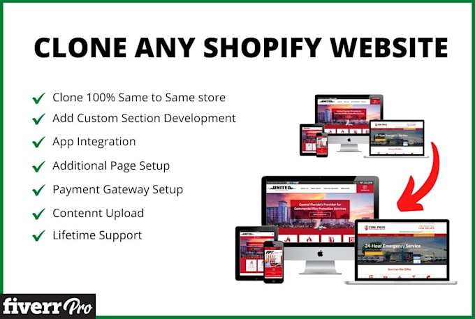 design, copy or clone your shopify website or shopify store