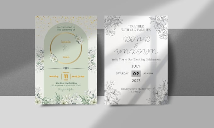design elegant minimalist wedding invitations that impress