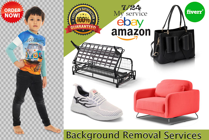 any background removal and photoshop editing first delivery