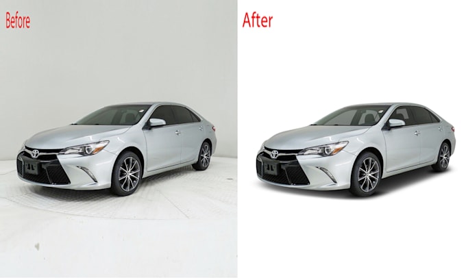 do car or vehicles background remove and shadow service