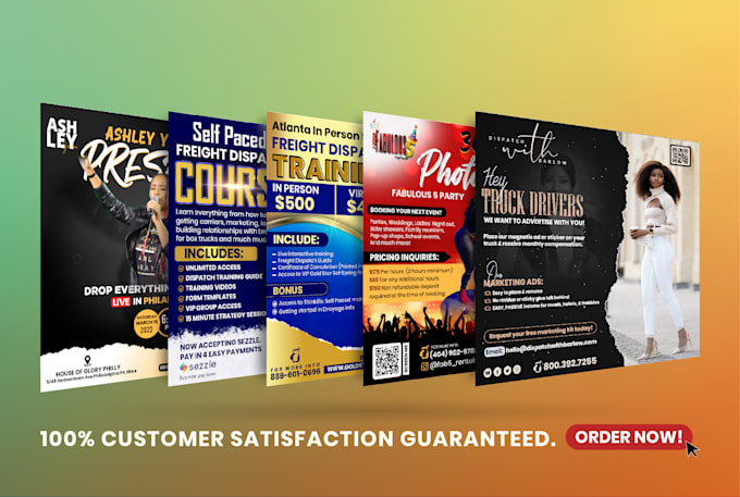 do business flyer, poster and graphic design