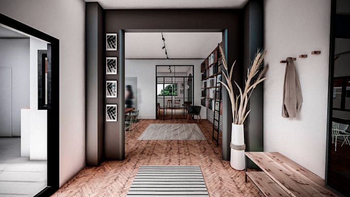 design professional interiors with moodboards and 3d models