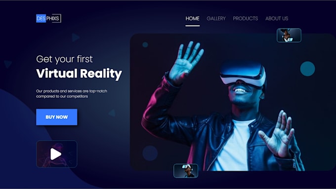Create a beautiful and responsive website using html,css and javascript ...