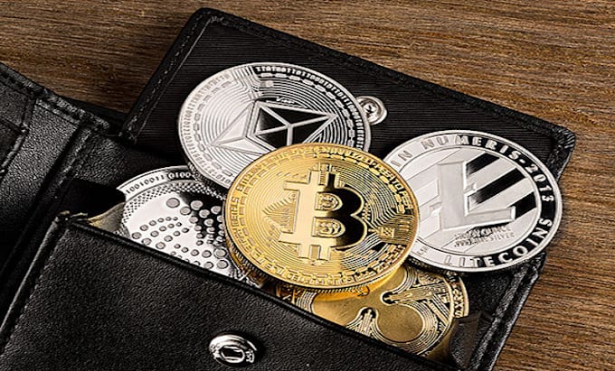 Sito web di scambio di criptovalute, app portafoglio di