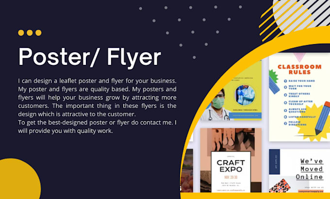Design a leaflet flyer or poster for your business by Mbilalnasir315 Design a leaflet flyer or poster for your business by Mbilalnasir315