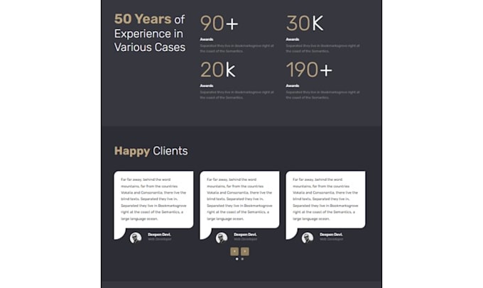 Create responsive website using html css and js by Deepwn | Fiverr