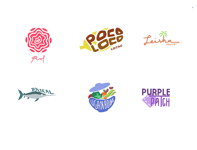 design artsy hand drawn and modern logo
