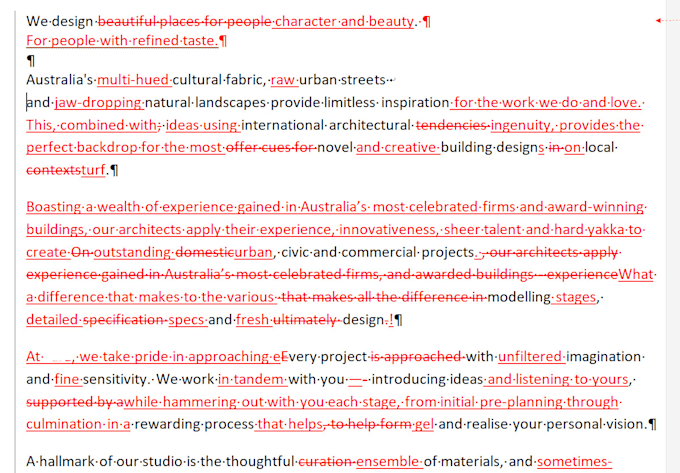 proofread, copy edit and write copy in UK or US english