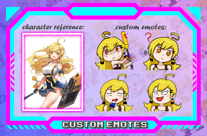 create twitch emotes or stickers for streamers