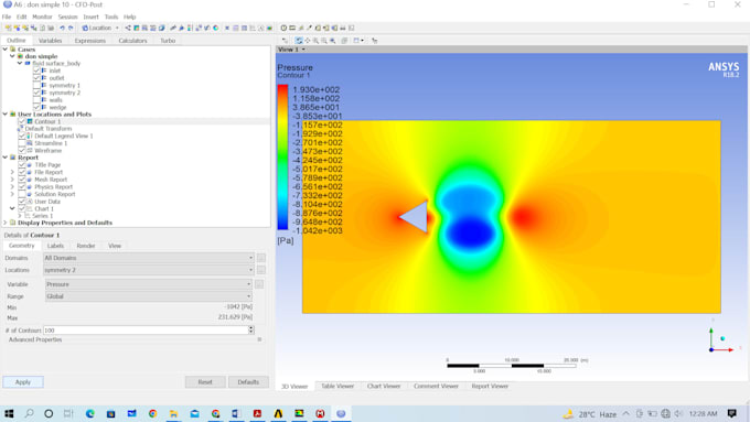 Do cfd analysis flow simulation using ansys fluent by Aqilkhan3032 | Fiverr