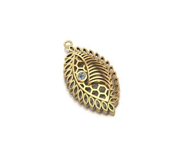 do 3d cad model jewelry design