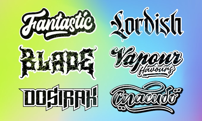 design typography hand lettering calligraphy text logo