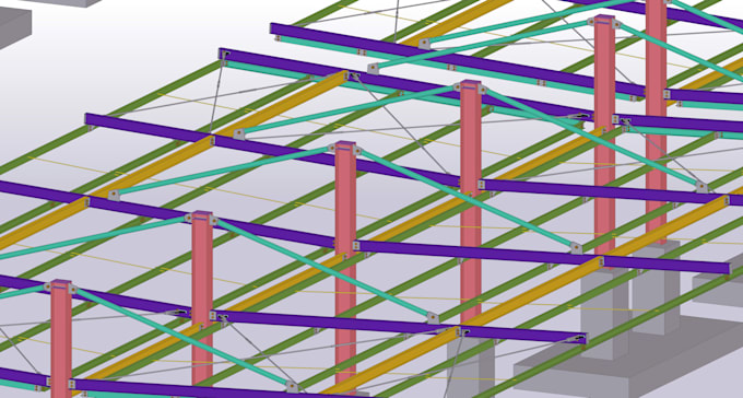 do structural steel design, detailing, fabrication drawings, quantities,bom