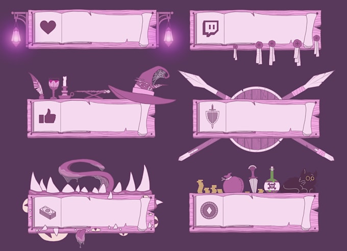 design a stream overlay package