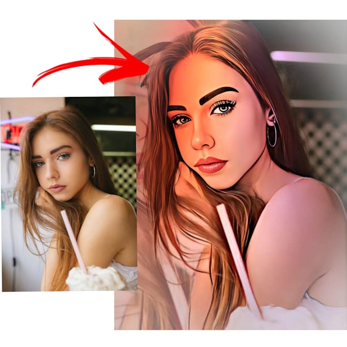 draw avatar cartoon for your profile
