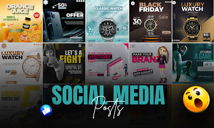 create social media post, facebook ads, banner, creative instagram posts