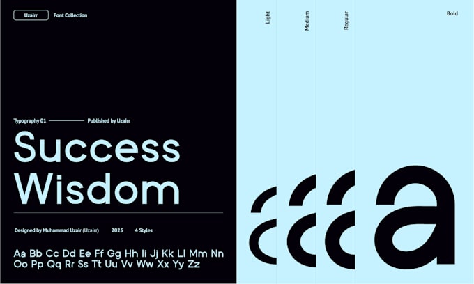 design a unique custom font