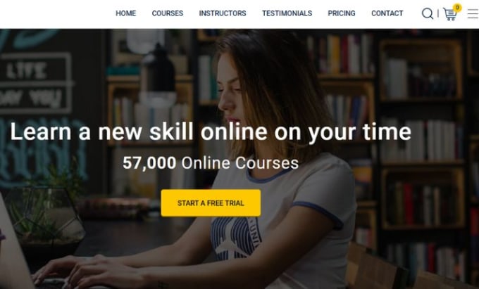 create an online course, coach website, lms website with tutor lms, learndash