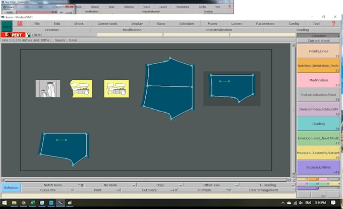 Make patterns using lectra and grade by Isurumlt | Fiverr