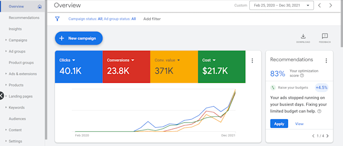 professionally set up your google ads account