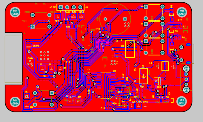 Make circuit schematic pcb design pcb layout gerber etc by Sachin9288 ...