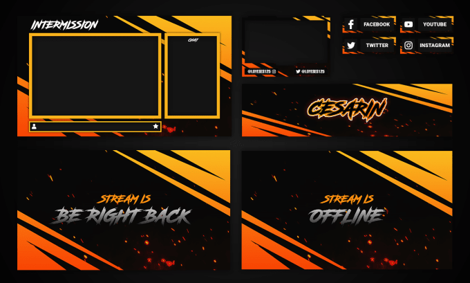 Design awesome twitch, youtube stream overlay and mascot logo by ...